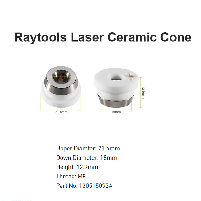 Cono cerámico láser Raytools D21,4 mm