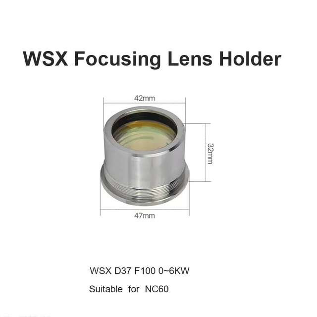 Soporte de lente de enfoque WSX D37 F100 0~6kw