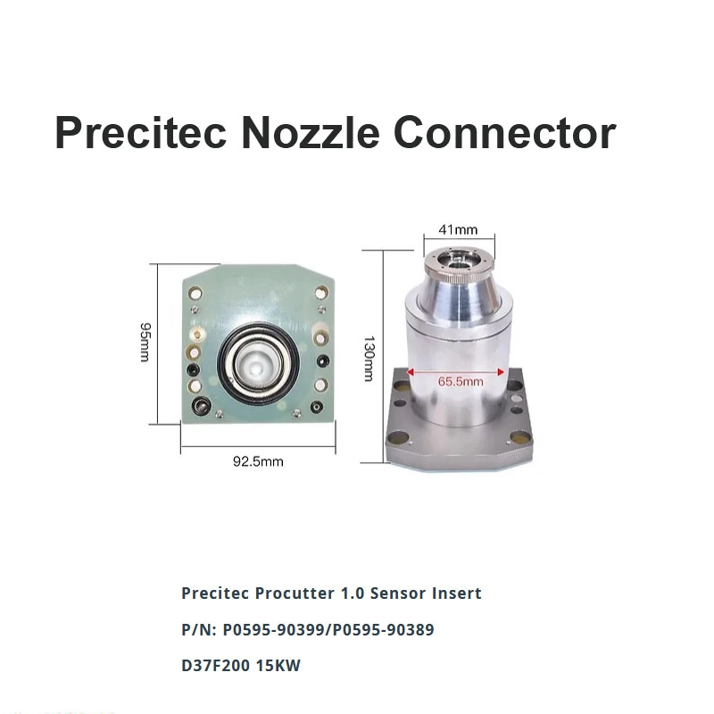 Conector Boquilla Precitec D37 F200 15kw